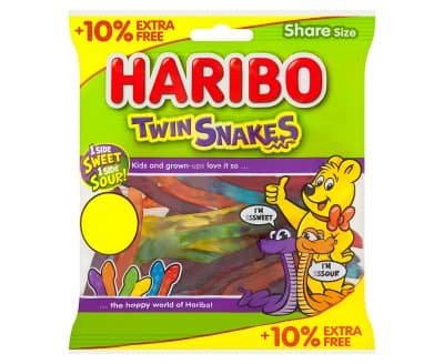 Haribo Twin Snakes (+10%Extra) PM1.25