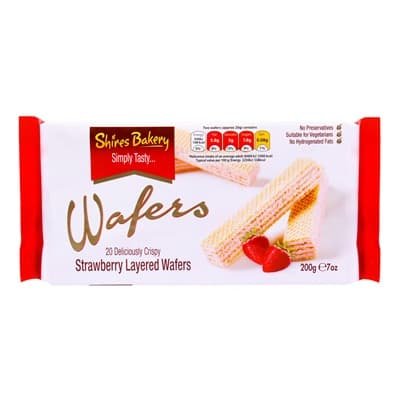 Shires Strawberry Wafers