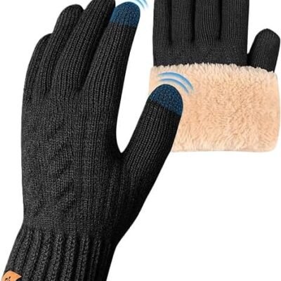 Bentu Man”s Fleece Gloves With Thermal Lining