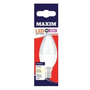 Maxim LED Candle Bulb SES CW 40w