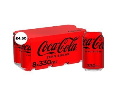 Coca Cola Zero Cans (3x8pk) PM4.50 (6+2)