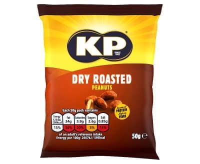 KP Dry Roasted Peanuts (21/18 Pubcard)