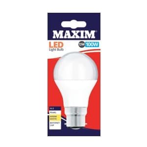 Maxim LED 13w 100w GLS BC WW Pearl