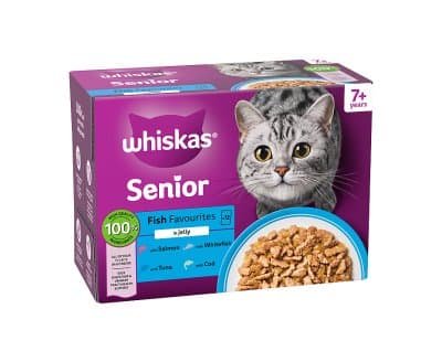 Whiskas 7+ Fish Favourites in Jelly