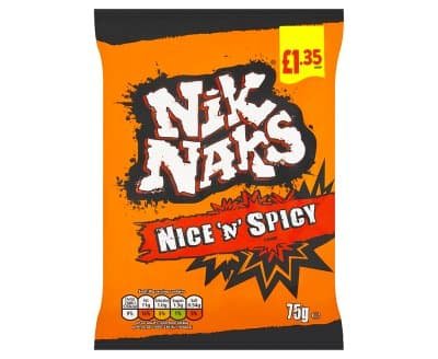Nik Naks Nice N Spicy Crisps PM1.35