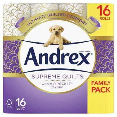 Andrex Supreme Quilt Toilet Roll 3ply