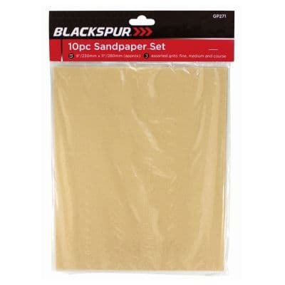 Blackspur Sandpaper Set
