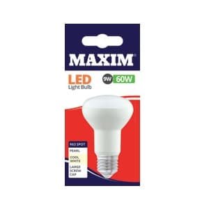 Maxim 9W=60W LED R63 ES CW Prl
