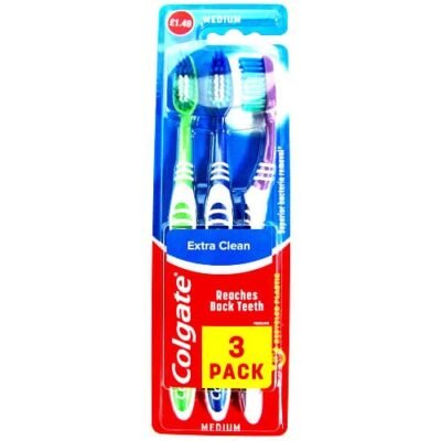 Colgate Tooth Brush Ex Clean Medium 3PK PM1.49