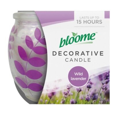 Bloome Decorative Candle -Lavender(15H)