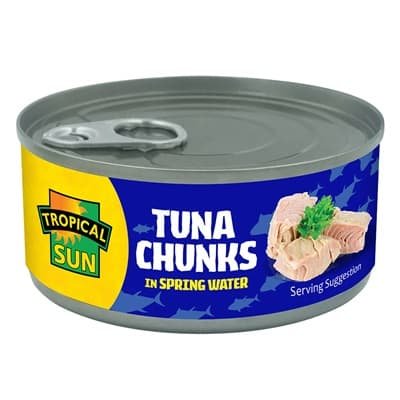 Tropical Sun Tuna Chunks In Spring Water