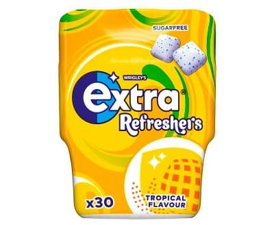 Wrigleys Extra Refreshers Tropical Bottle(30”s)