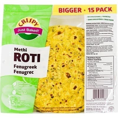 Crispy Methi Rotis (15s)