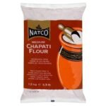 Natco Chappati Flour (Med) 1.5kg x 6