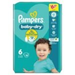 Pampers Baby Dry Nappy S6 PM6.49 19s x 4