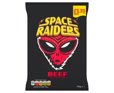Space Raiders Beef Crisps PM1.35
