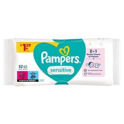 Pampers Sensitive Baby Wipes PM1.29