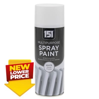 151 MP White Gloss Finish Spray Paint