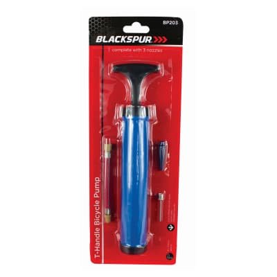 Blackspur T-Handle Bicycle Pump Set