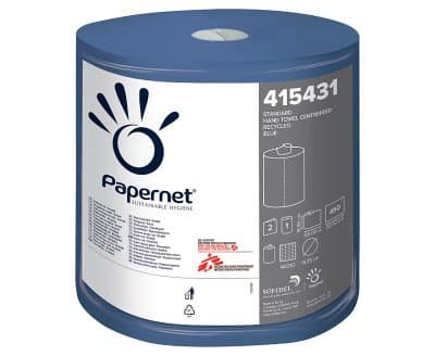 Papernet Centre Feed Roll – Blue