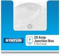 Status 20A Round Junction Box