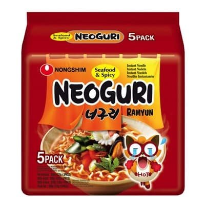 Nongshim Neoguri Hot Ramyun Noodles 5s