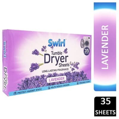 Swirl Lavender Tumble Dryer Sheets