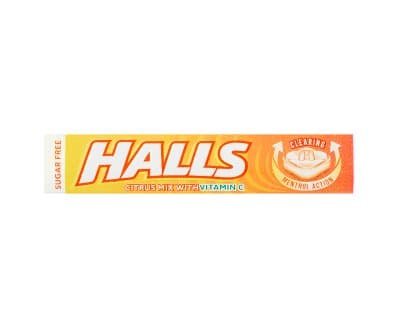 Halls Mentho-Lyptus Citrus S/F