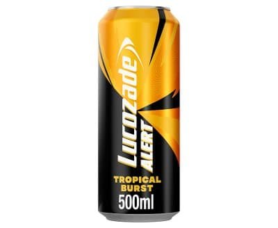 Lucozade Alert Tropical Cans PM1.00