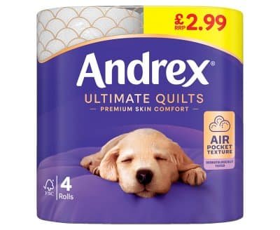 Andrex Ultimate Quilts Toilet Roll PM2.99