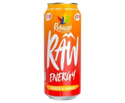 Rubicon Raw Orange/Mango Energy Can PM1.19