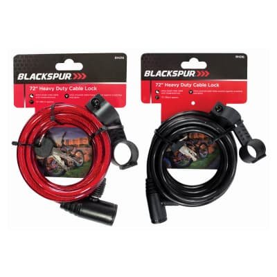 Blackspur HD Cable Lock 72″