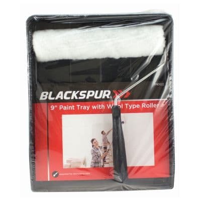 Blackspur 9″ Paint Tray With Wool Type Roller
