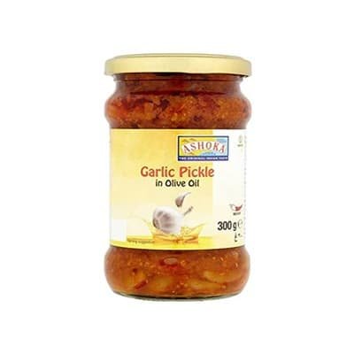 Ashoka Garlic Pickle in Olive Oil