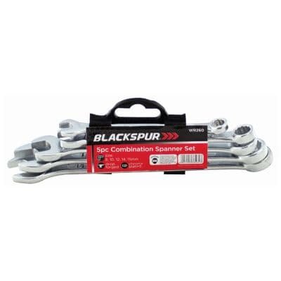 Blackspur Combi Spanner Set 5pk
