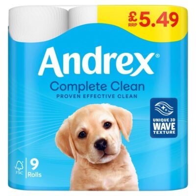 Andrex Complete Clean Toilet Roll PM5.49