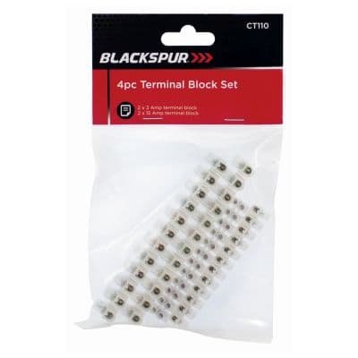 Blackspur 4pc Terminal Block Set