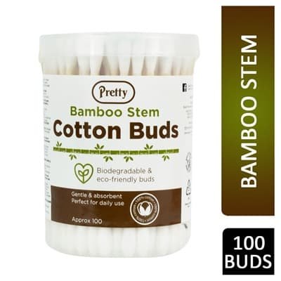 Pretty Bamboo Stem Cotton Buds