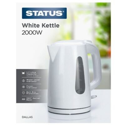 Status White Cordless Kettle 1.7 Litre (Boston)