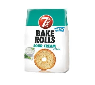 7 Days Bake Rolls Sour Cream & Onion