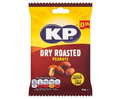 KP Dry Roasted Peanuts 65g PM1.35