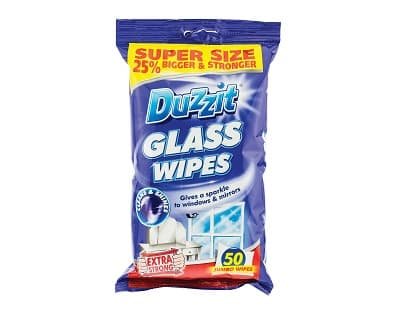 151 Duzzit Glass Wipes 50s
