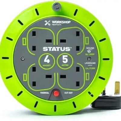 Status 5m 4Socket 13ATC Cable Reel