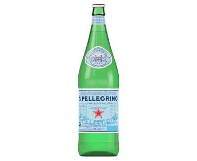 Sanpellegrino Sparkling Water Glass Bottle