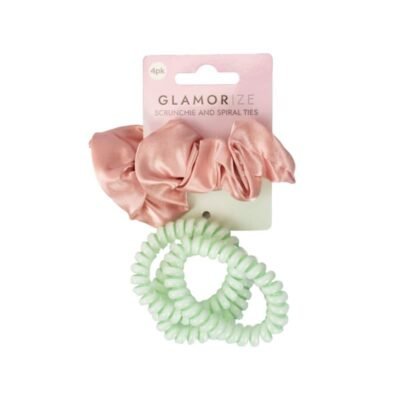 Glamorize Hair Scrunchie & Spiral Ties