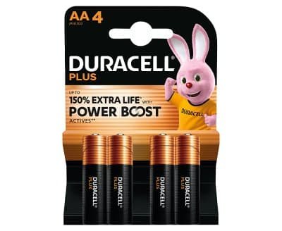 Duracell Power Plus Boost Batteries – AA 4s