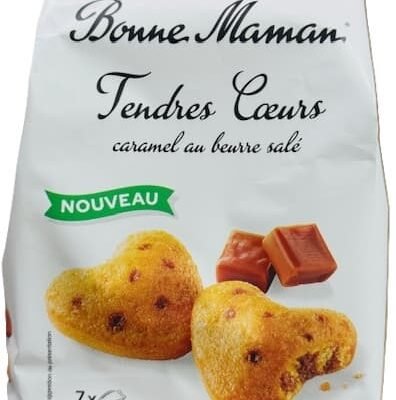 Bonne Maman Hearts Pastry Salted Caramel (7Pk)