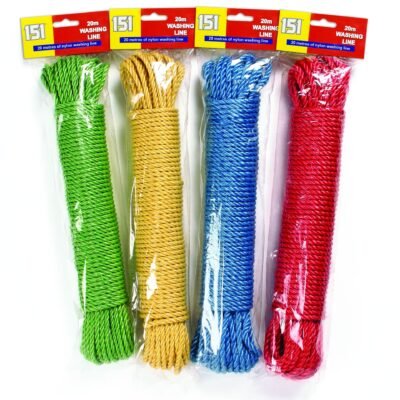 151 Asst Colour Washing Line 20mtr